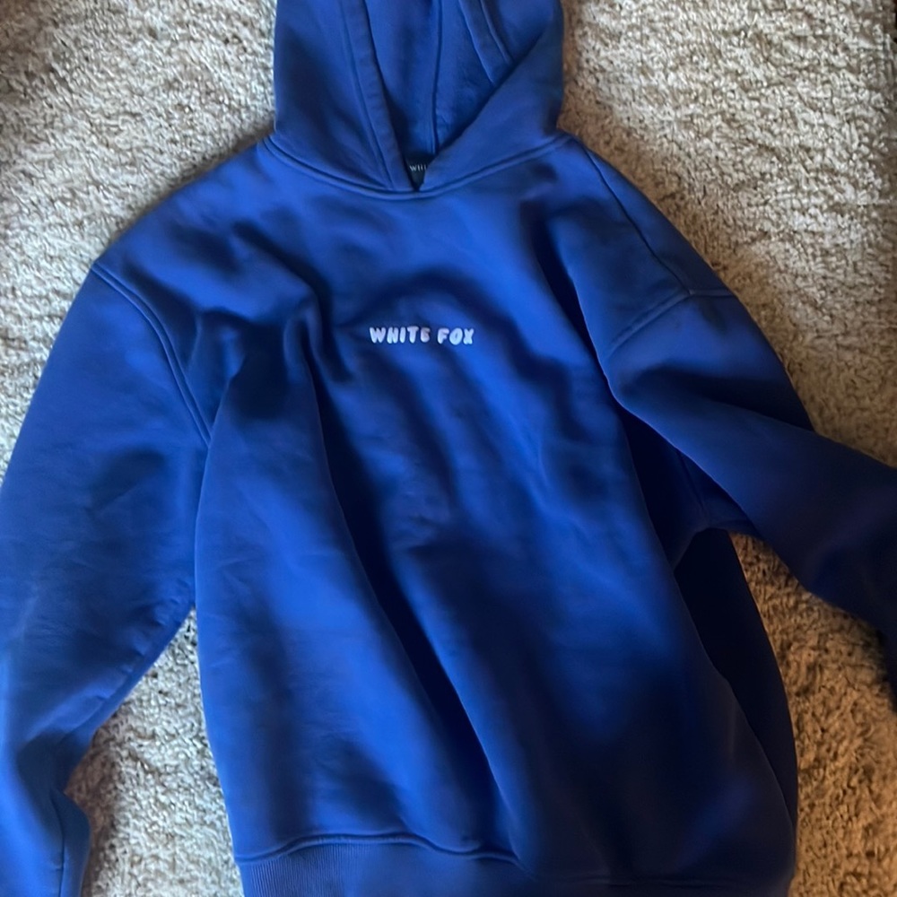White fox hoodie